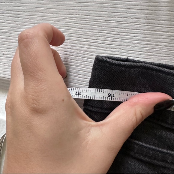 Madewell The Perfect Vintage Straight Jean Lunar Wash black high rise 29 tall - Picture 4 of 10